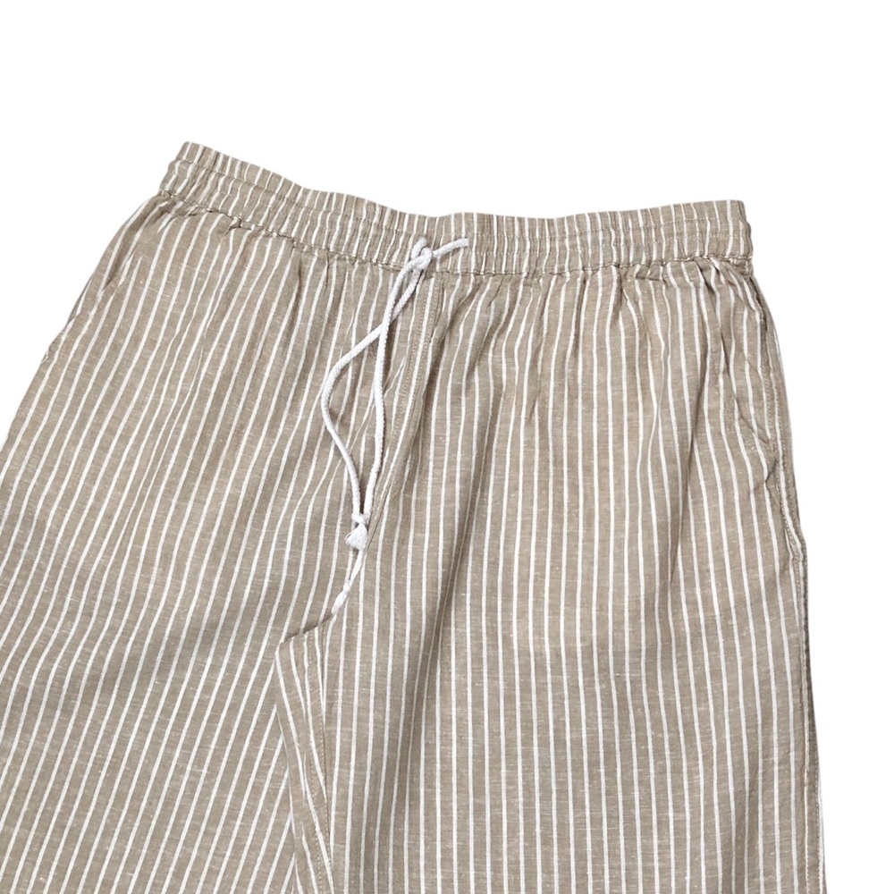 BeachLunchLounge Linen Blend Capri Pants - Picture 3 of 4